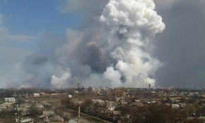 Rusya'da askeri depoda yangın ve patlama