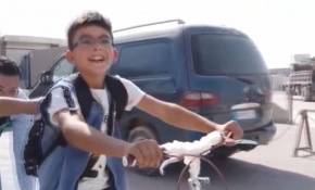 Suriyeli Hüseyin'in hayali yürekleri ısıttı