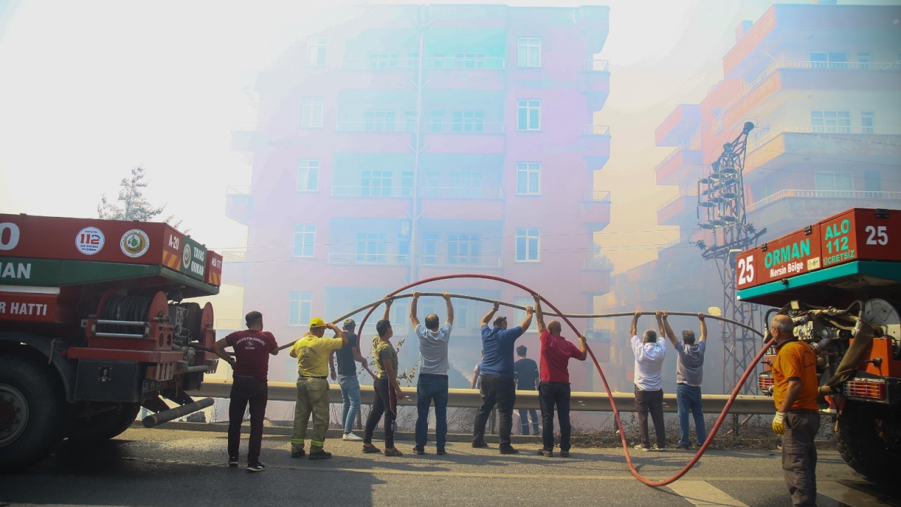 "Evimin yanışını izledim"