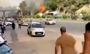 Sabotajı andıran görüntüler kamerada