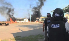 Ermenistan gazetecilerin bulunduğu bölgeyi de vurdu