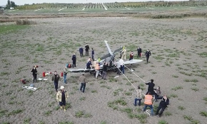 İstanbul'da eğitim uçağı düştü