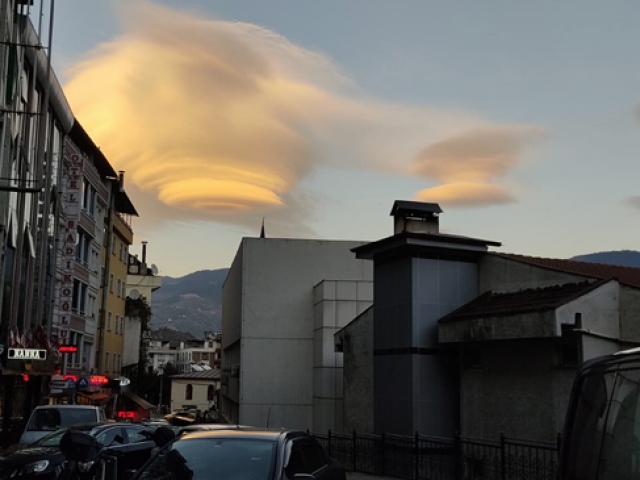 Artvin'de Mercek Bulutları ilgi çekti