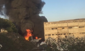 İstanbul'da fabrika yangını