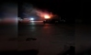 İstanbul'da gemi yangını