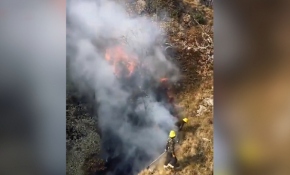 Ateşkesi ihlal eden Ermenistan, Daşkesen'de yangına sebep oldu