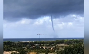 Patara yakınında hortum heyecanı