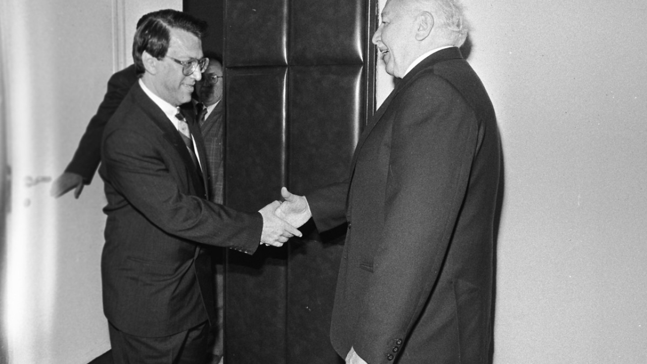 5 May 1993`te Mesut Yılmaz-Necmettin Erbakan Görüşmesi (Arşiv)