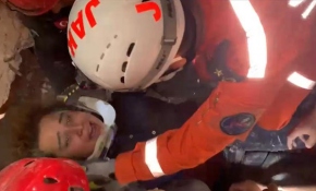 Buse enkazdan kurtarıldı