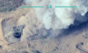 Ermenistan'ın askeri konvoyu imha edildi