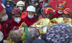 3 yaşındaki Elif yaralı olarak kurtarıldı