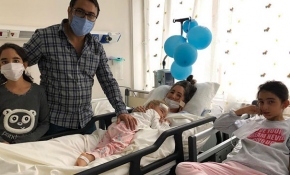 Küçük Elif ailesine kavuştu