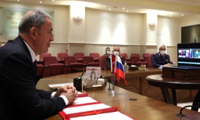 Dağlık Karabağ'daki ateşkese ilişkin mutabakattan görüntüler