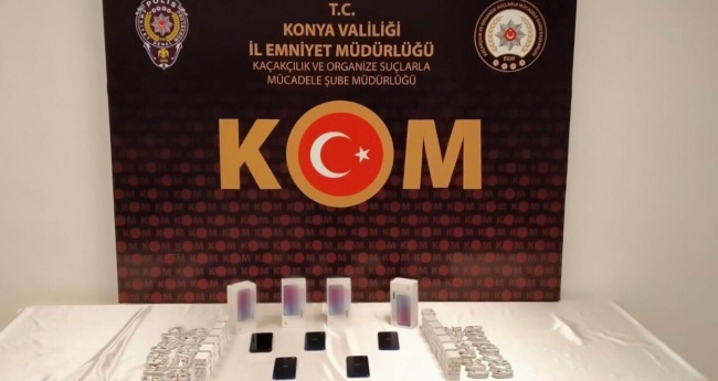 Konyada 692 bin 476 kaçak tıbbi ilaç ele geçirildi