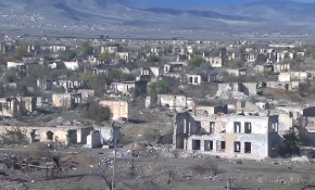 TRT Haber, Ağdam'daki tahribatı görüntüledi