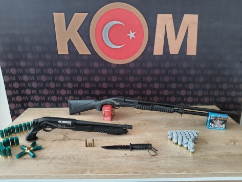 Kahramanmaraşta silah kaçakçılığı operasyonu: 4 gözaltı