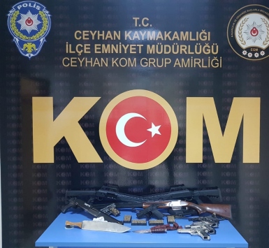 Adanada silah kaçakçılığı operasyonu: 3 gözaltı