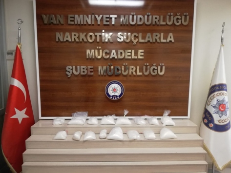 Vanda 13 kilo 301 gram sentetik uyuşturucu ele geçirildi