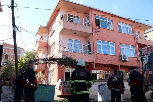 Lüleburgazda ev yangını