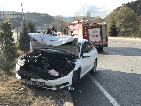 Karabükte zincirleme trafik kazası: 1i çocuk 3 yaralı