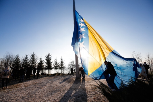Bosna Hersekte Devlet Günü törenlerle kutlandı