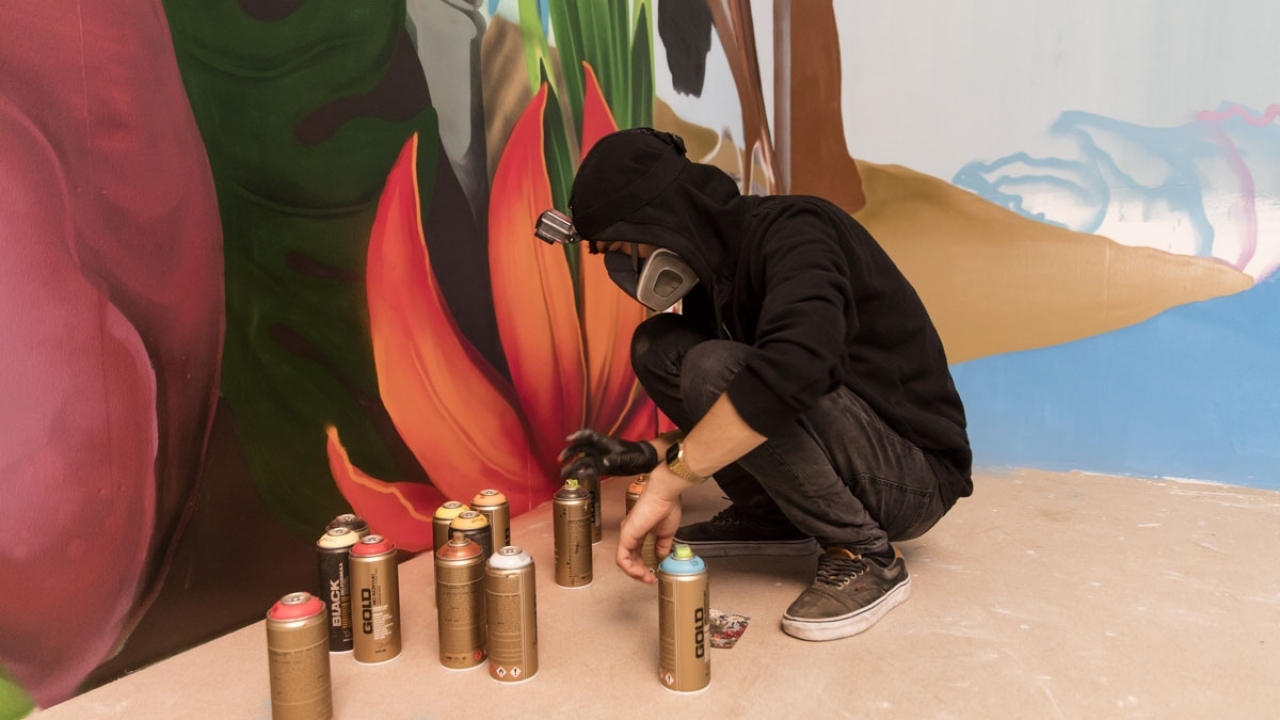 Baykan, yaptığı açıklamada, grafiti görsellerini uluslararası çapta sergilemek istediğini anlattı. 