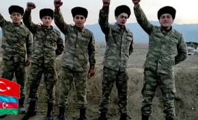 Azerbaycanlı askerlerden Çavuşoğlu'na “teşekkür” videosu