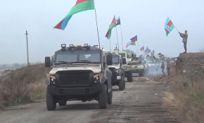 Azerbaycan'da zafer töreni için hazırlıklar sürüyor