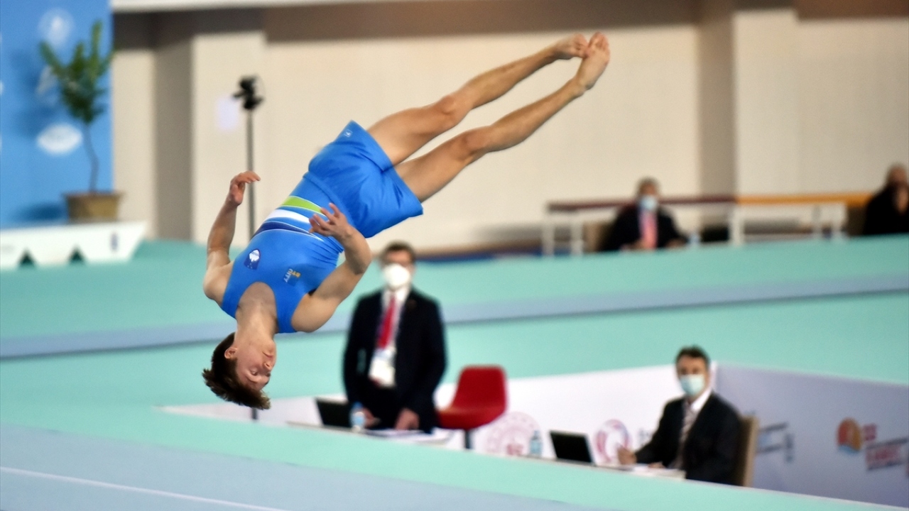 Slovak sporcu George Kevin Buckley, yer aletinde performans sergiledi.