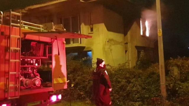 Bursada metruk binada yangın