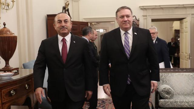 Dışişleri Bakanı Çavuşoğlu, ABDli mevkidaşı ile yaptırım kararını görüştü