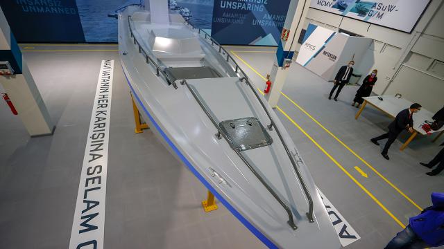 Türkiyenin "Mavi Vatan"daki gözcüsü denize iniyor