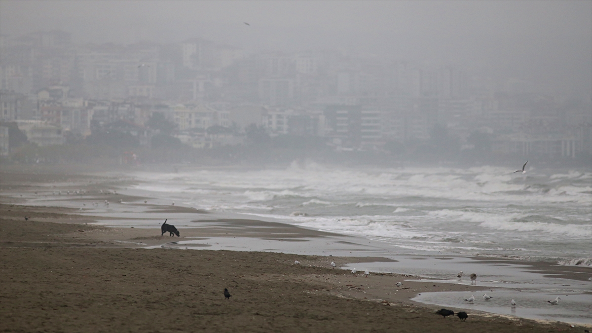 Kentte sağanak nedeniyle caddelerde su birikintileri meydana geldi, trafikte ise yoğun noktalarda aksamalar yaşandı.