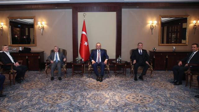 Akar ve Çavuşoğlu, Kırım Tatar temsilcileriyle görüştü