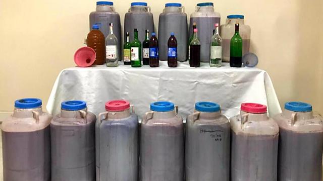 Balıkesirde 310 litre kaçak içki ele geçirildi