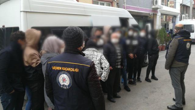 Eskişehirde 28 sığınmacı yakalandı