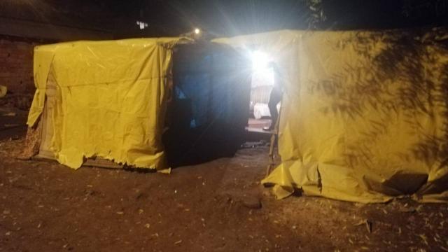 Tekirdağda çadırda kumar oynayan 12 kişiye suçüstü