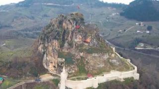 Ünye Kalesi'nde su kuyusu bulundu