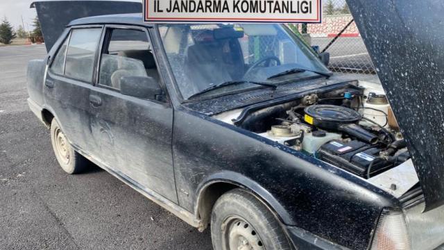 Kayseride çalınan otomobil Niğdede yakalandı