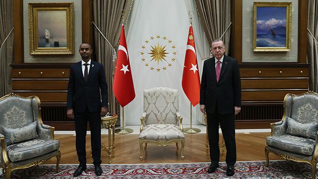 Cumhurbaşkanı Erdoğan, Somali Adalet Bakanı Nuru kabul etti