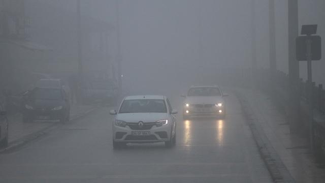 Düzce ve Boluda yoğun sis
