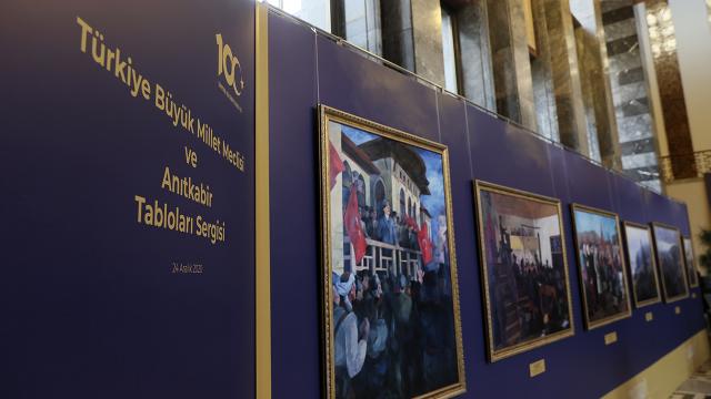 TBMM ve Anıtkabir Tabloları Sergisi açıldı