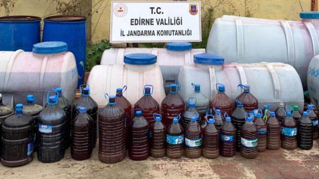 Tekirdağ ve Edirnede sahte içki operasyonları: 3 gözaltı
