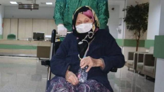 100 yaşındaki kadın koronavirüsü yendi