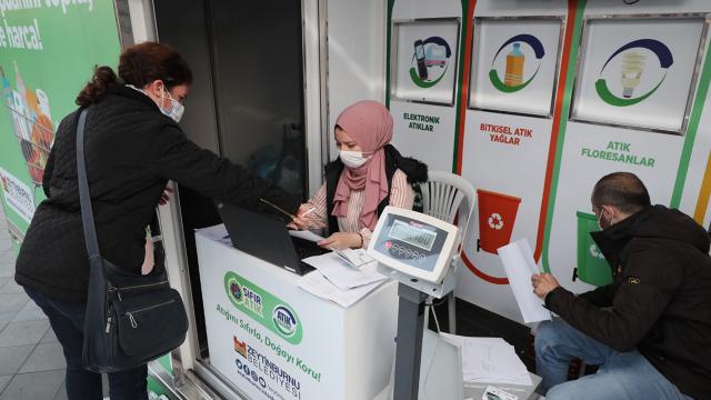 Sıfır atık projesi vatandaşa da kazandırıyor