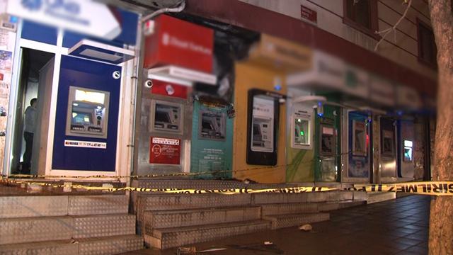 İstanbulda ATM yangını