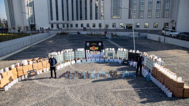 Başkent merkezli sahte içki operasyonu: 30 gözaltı