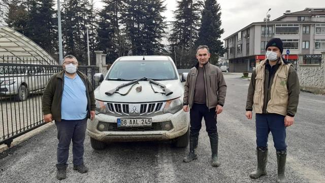 Düzcede yasa dışı avlanan 11 kişiye para cezası