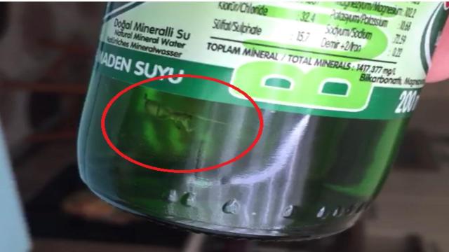 Maden suyundan örümcek çıktı, 50 bin TLlik dava açtı