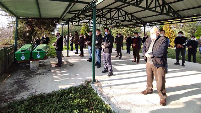 Yangında hayatını kaybeden baba ve kızı toprağa verildi